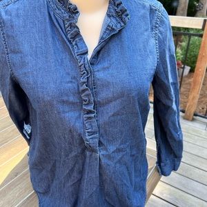 Gap Denim/Chambray Top